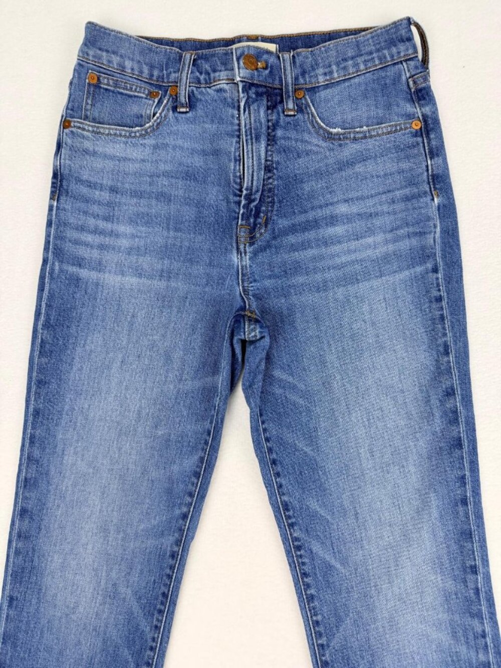 Madewell The Perfect Vintage Crop Jeans Women's Size 27 High Rise Straight - Picture 5 of 15